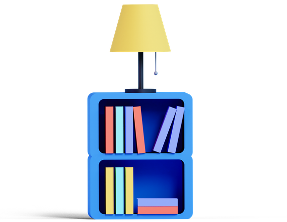 Bookcase  3D Icon