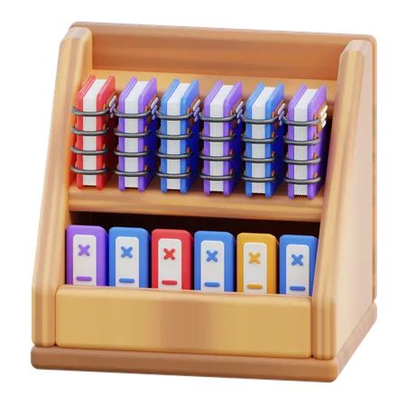 Bookcase  3D Icon