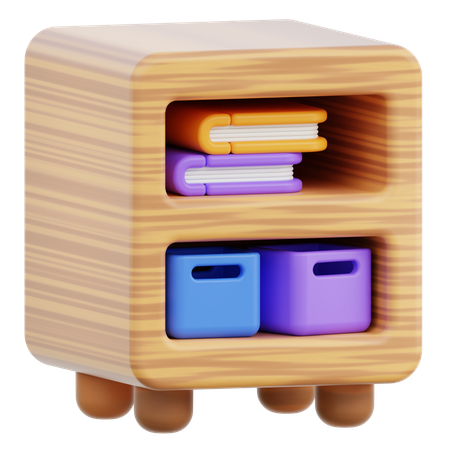 Bookcase  3D Icon