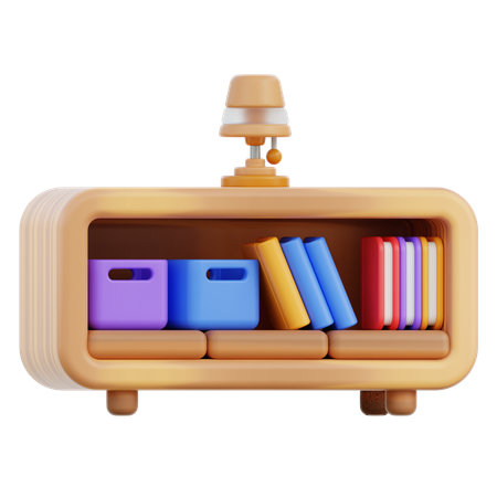 Bookcase  3D Icon