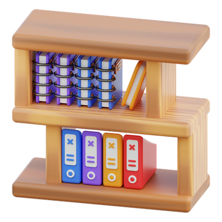 Bookcase  3D Icon