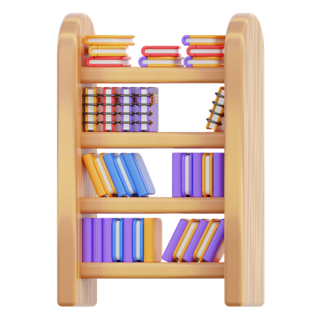 Bookcase  3D Icon