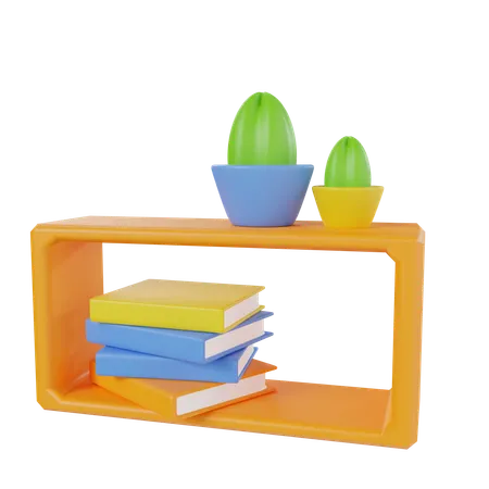 Bookcase  3D Icon