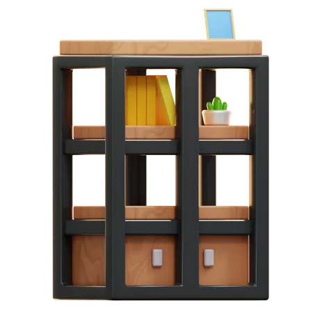 Bookcase  3D Icon