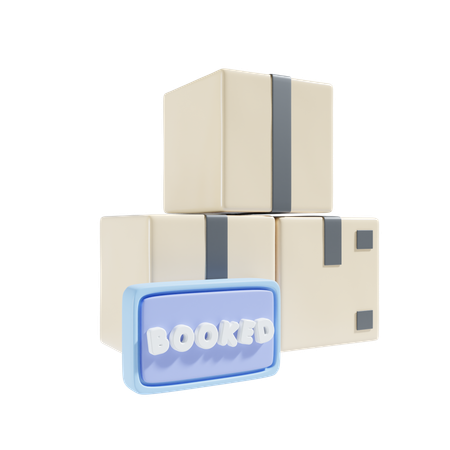 Booked Logistic  3D Icon