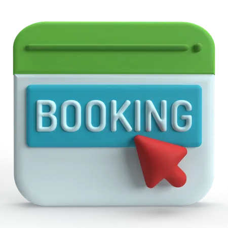 Booking  3D Icon