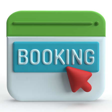 Booking  3D Icon
