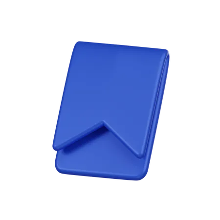 Elevate Your Projects With A 3 D Rendered Minimal Blue Bookmark Icon This Sleek And Versatile Illustration Adds Style And Functionality To Your Designs Perfect For Web Presentations And More 3D Icon