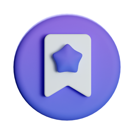 ブックマーク  3D Icon