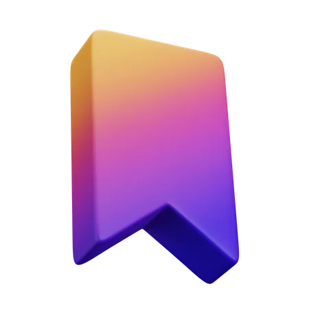 Bookmark  3D Icon