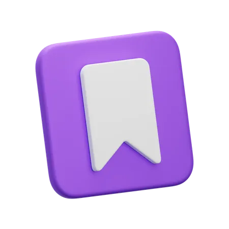 Bookmark  3D Icon