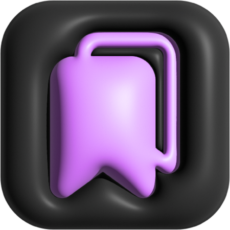 Bookmark  3D Icon