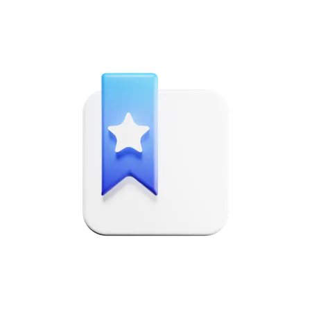 Bookmark  3D Icon