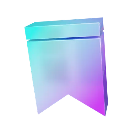 Bookmark  3D Icon