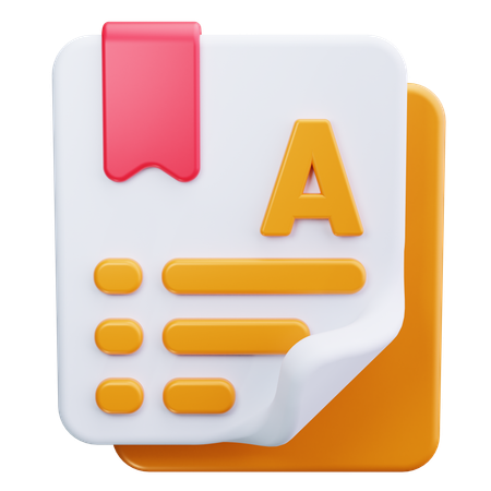 Bookmark  3D Icon