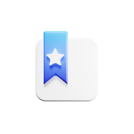 Bookmark  3D Icon