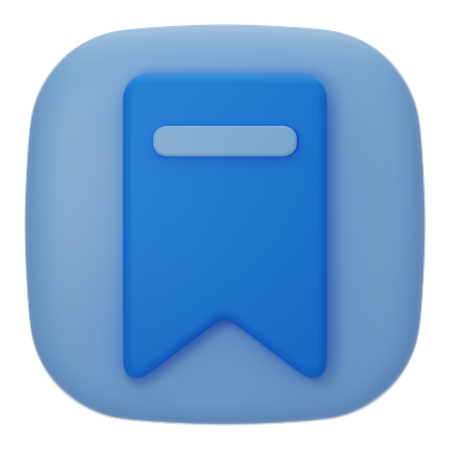 Bookmark  3D Icon