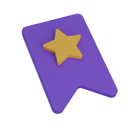 Bookmark For The Book 3D Icon