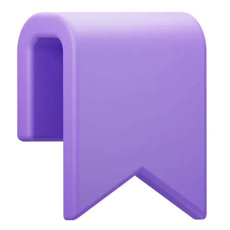 Bookmark 3D Icon
