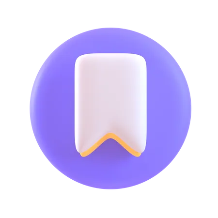 Bookmark 3D Icon
