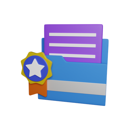 Bookmark Archive  3D Icon