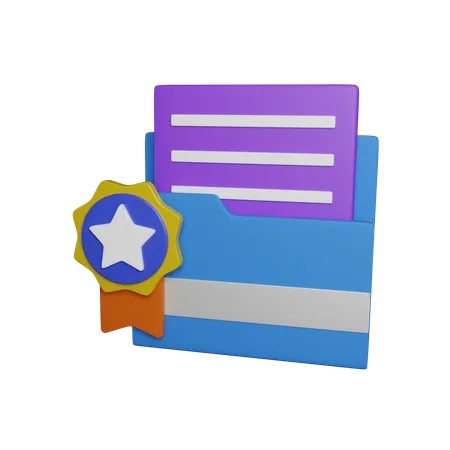 Bookmark Archive  3D Icon