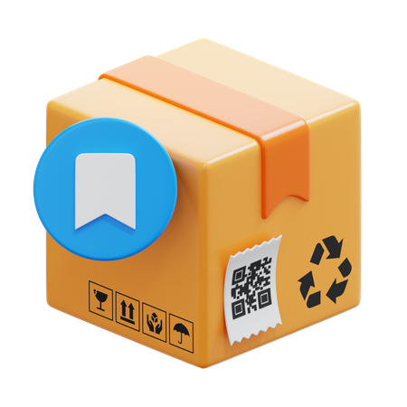 Bookmark Box  3D Icon