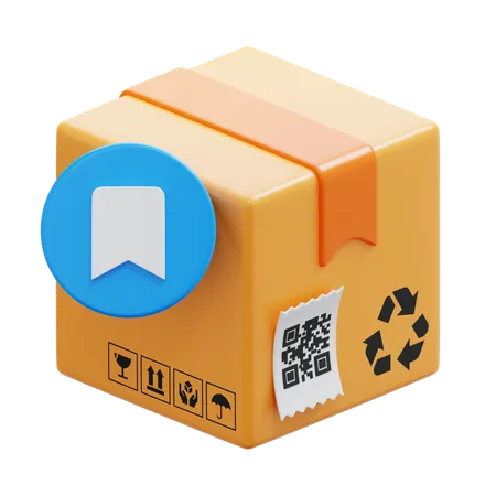 Bookmark Box  3D Icon