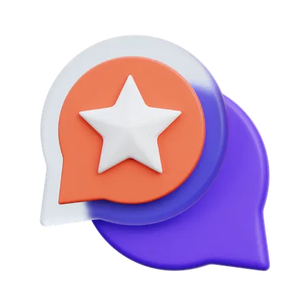 Bookmark Chat  3D Icon