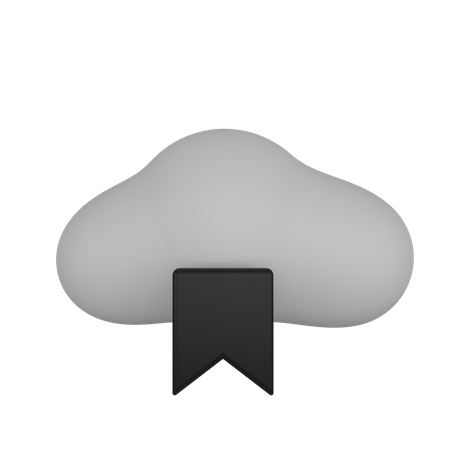 Nuvem de favoritos  3D Icon