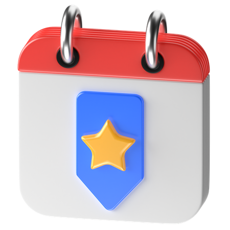 Bookmark Event  3D Icon