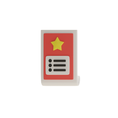 Bookmark Favorite  3D Icon