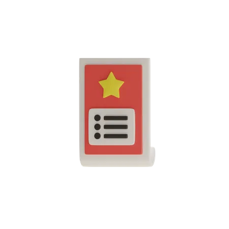 Bookmark Favorite  3D Icon