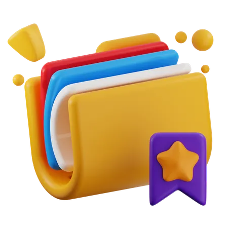 Bookmark Folder  3D Icon
