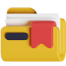3d bookmark folder emoji