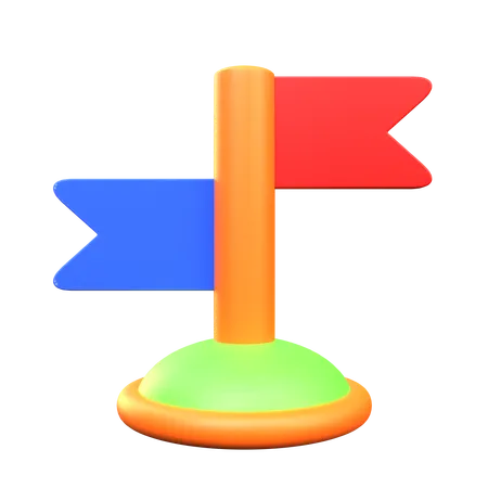 Bookmark Location  3D Icon