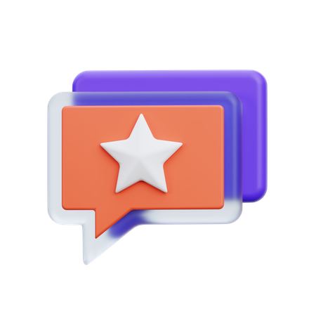 Bookmark Message  3D Icon