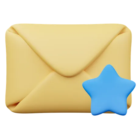 Bookmark Message  3D Icon