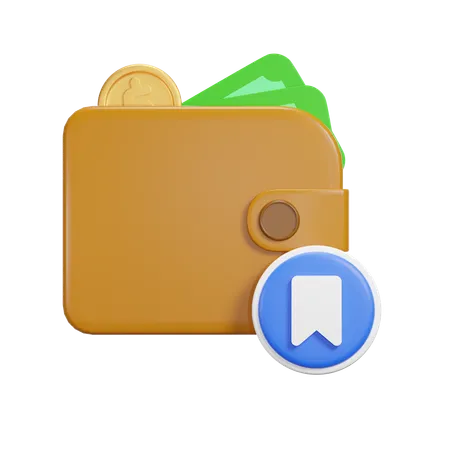 Bookmark Payment  3D Icon