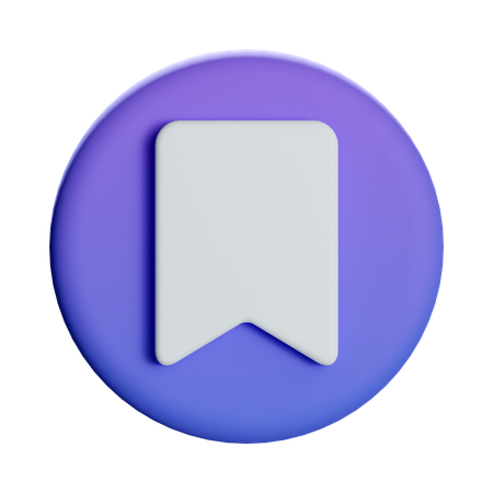 Bookmark Save  3D Icon