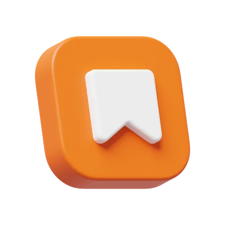 Bookmark Save  3D Icon