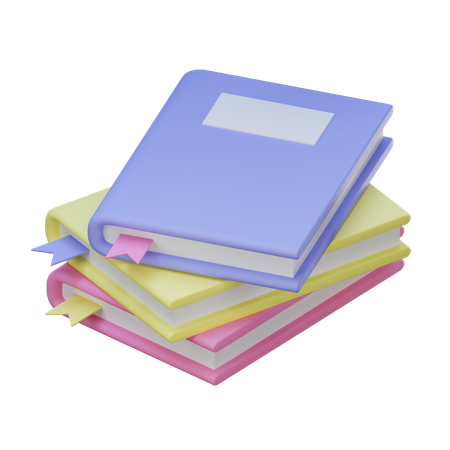 Books  3D Icon