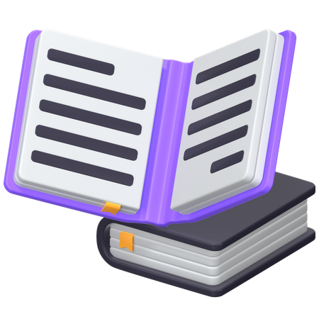 Books  3D Icon