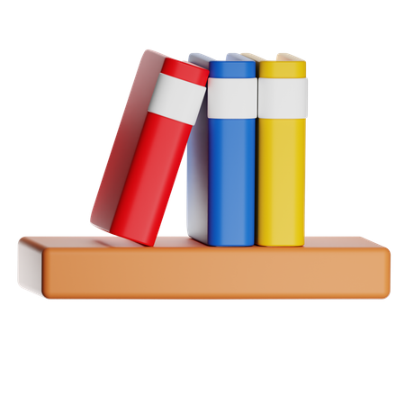 Books 2  3D Icon