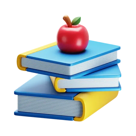 Books  3D Icon