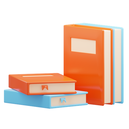 Books  3D Icon