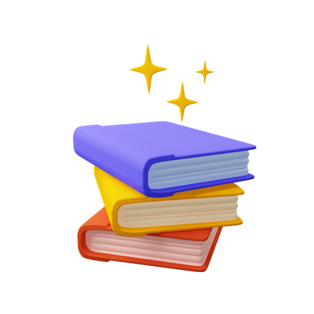 Books  3D Icon