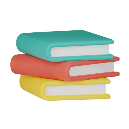 Books  3D Icon