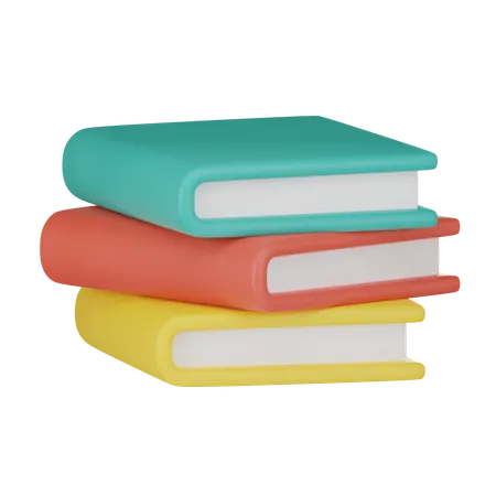 Books  3D Icon