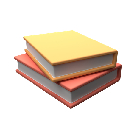 Books  3D Icon